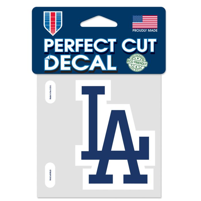 Los Angeles Dodgers Perfect Cut Decal 4x4"