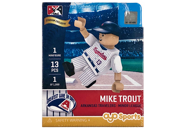 Los Angeles Angels Mike Trout Arkansas Travelers OYO Figurine /1000 Stadium Exclusive