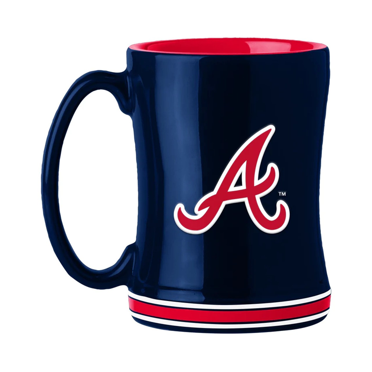 Atlanta Braves Sculpted Coffee Mug 14oz
