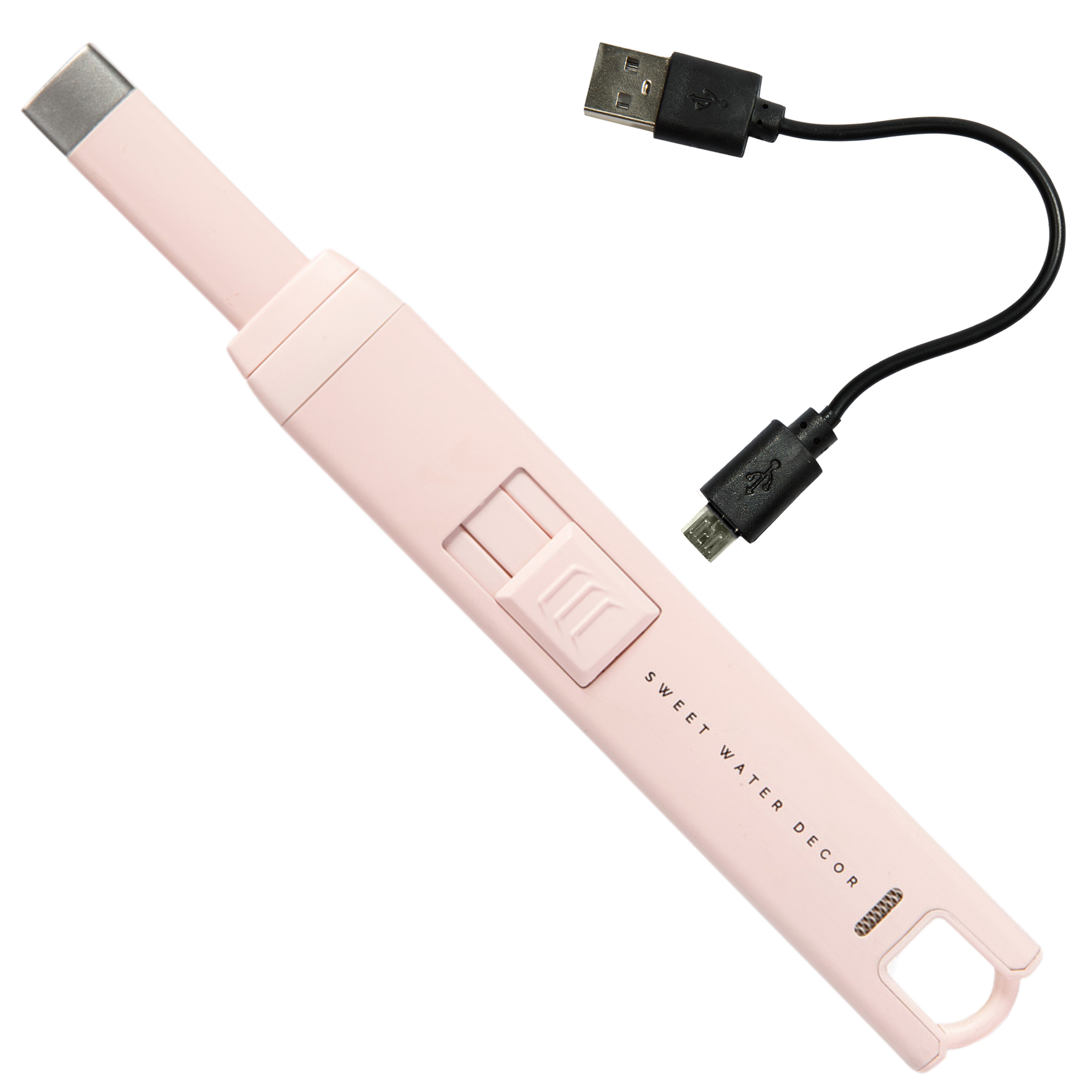 Pink Large Rechargeable Electric Lighter - Home Decor