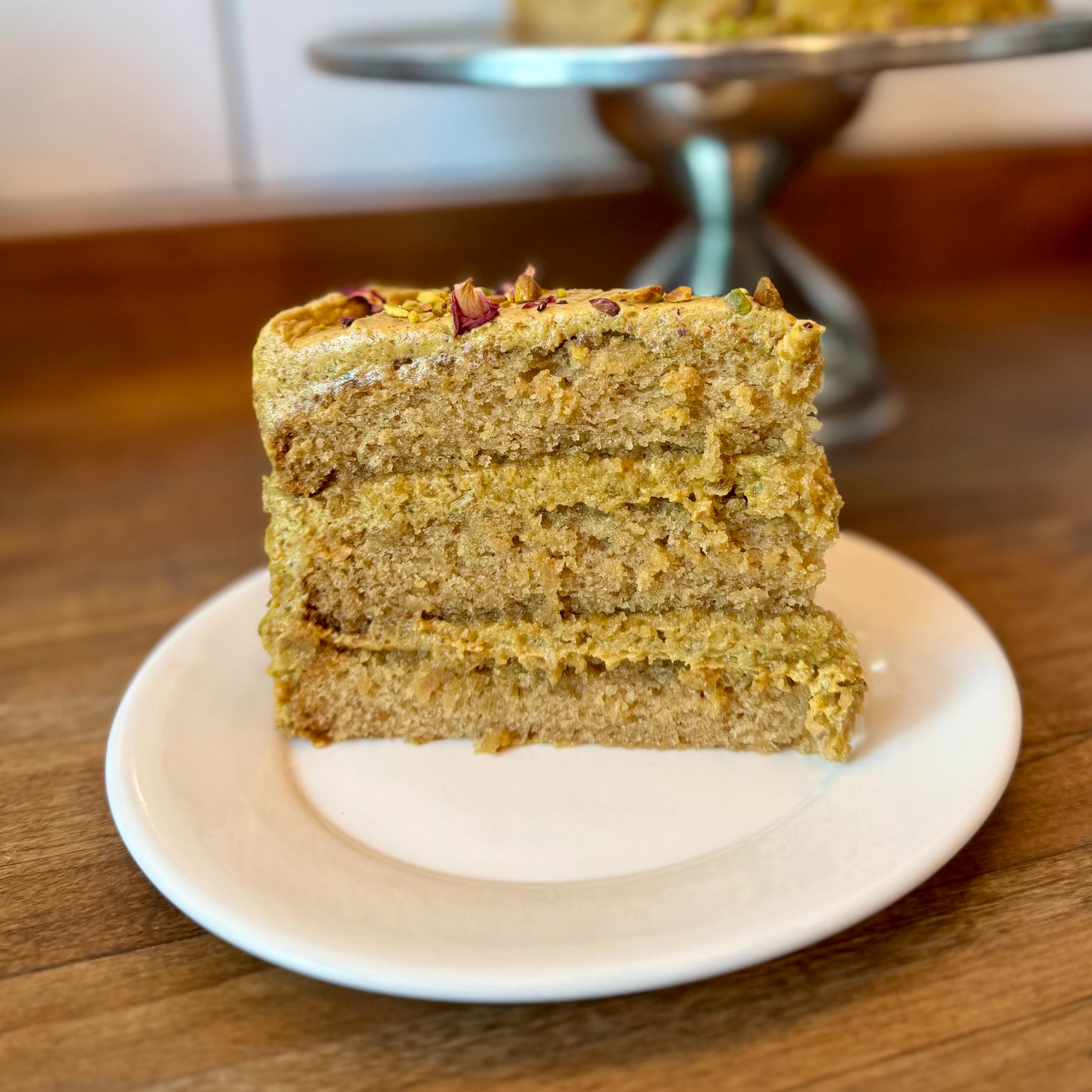 Rose Pistachio Cake