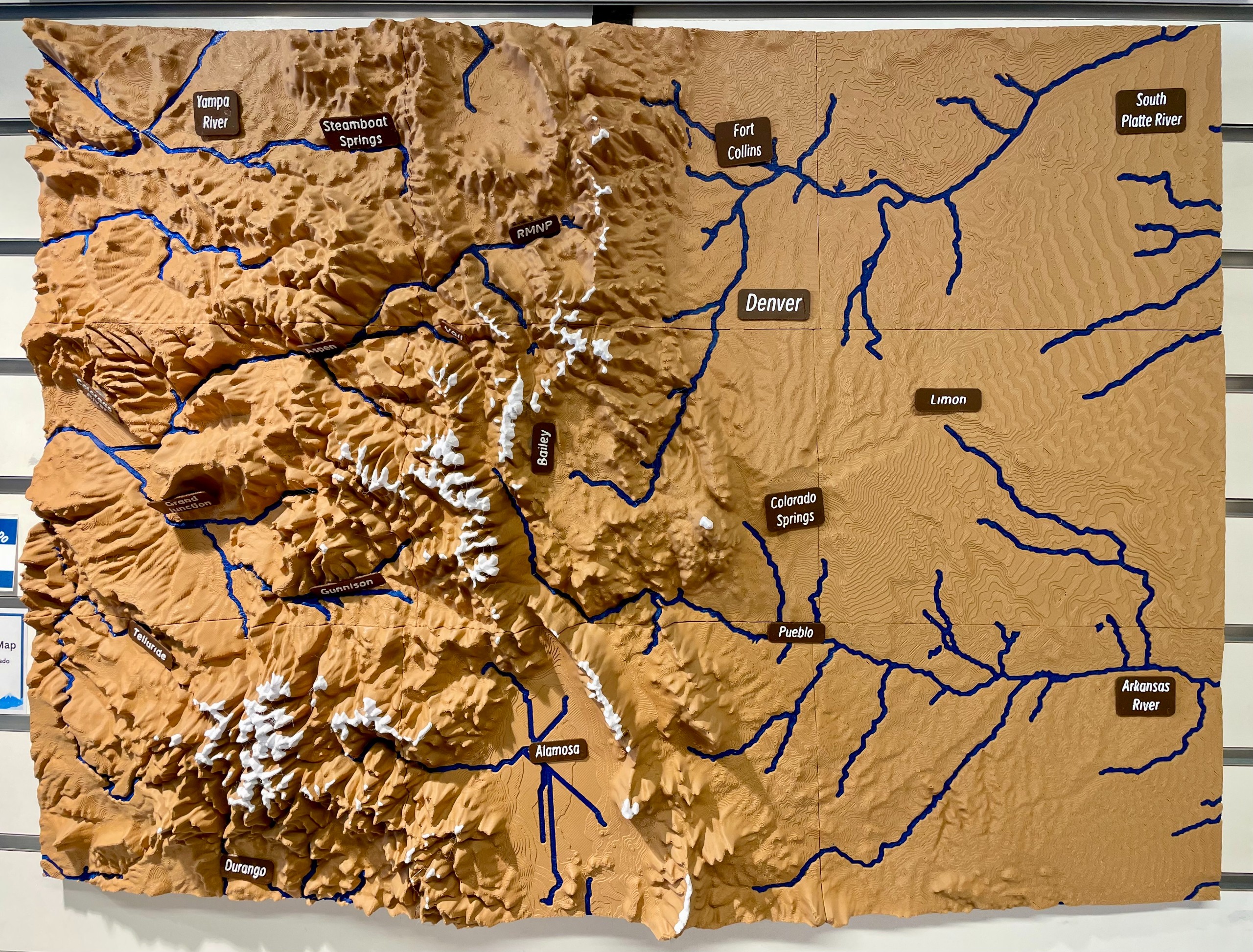 Colorado Topographic 3D Map