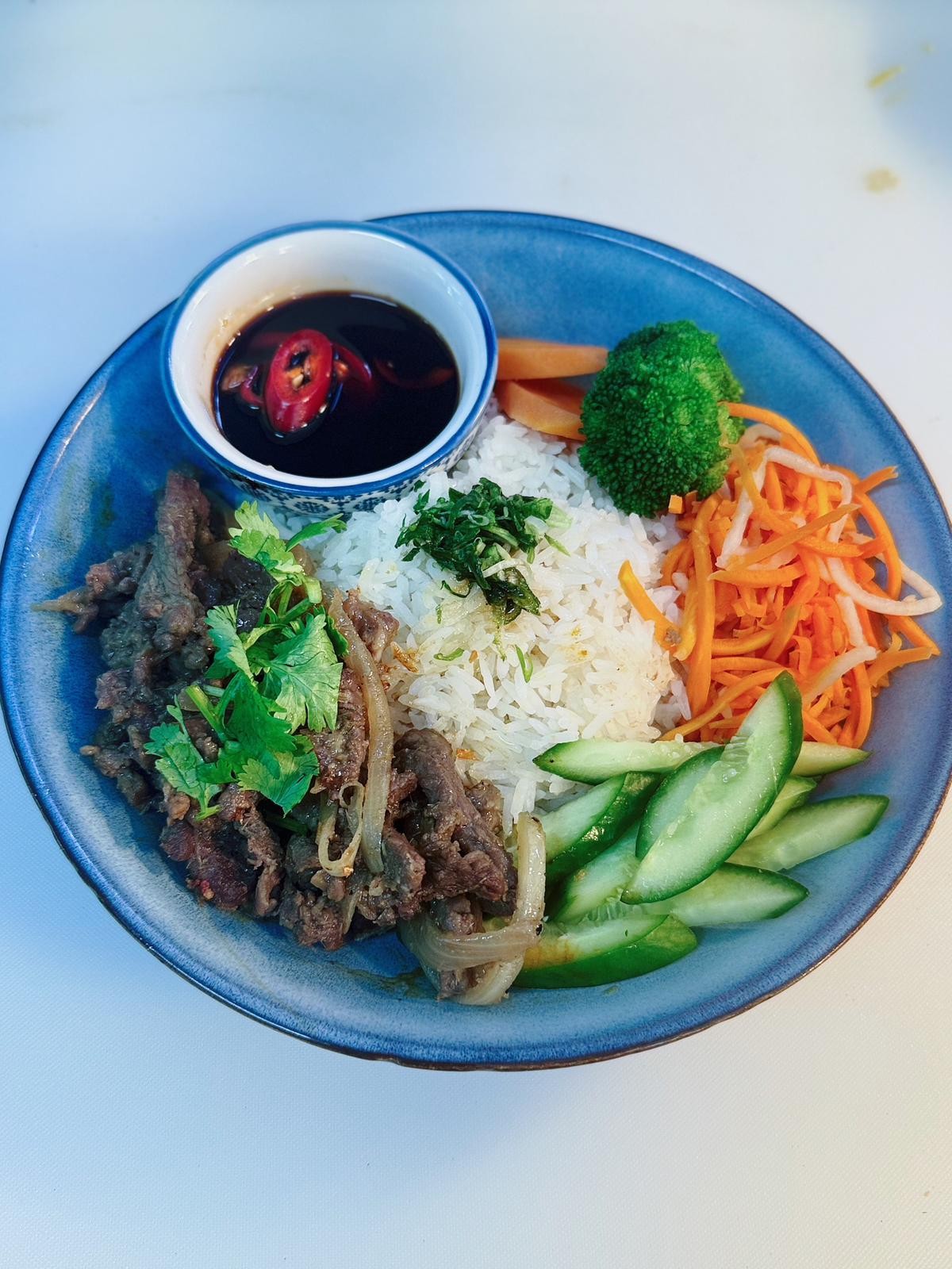 Beef Steamed Rice - Take Away