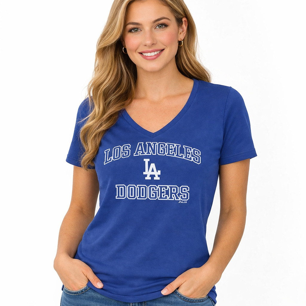 Los Angeles Dodgers Ladies Royal Fanatics Soul Shirt