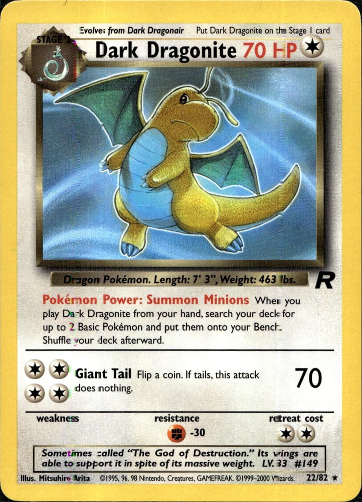 Dark Dragonite - BASE5 22/82