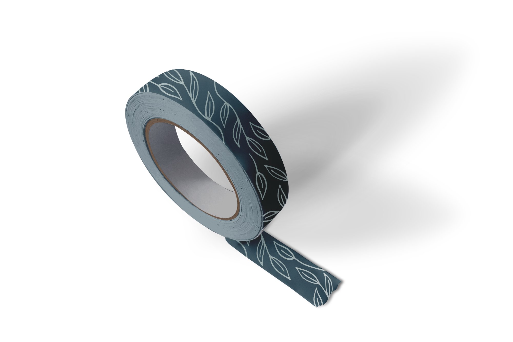 Ivy Silver Metallic (Blue) 15mm Washi Tape