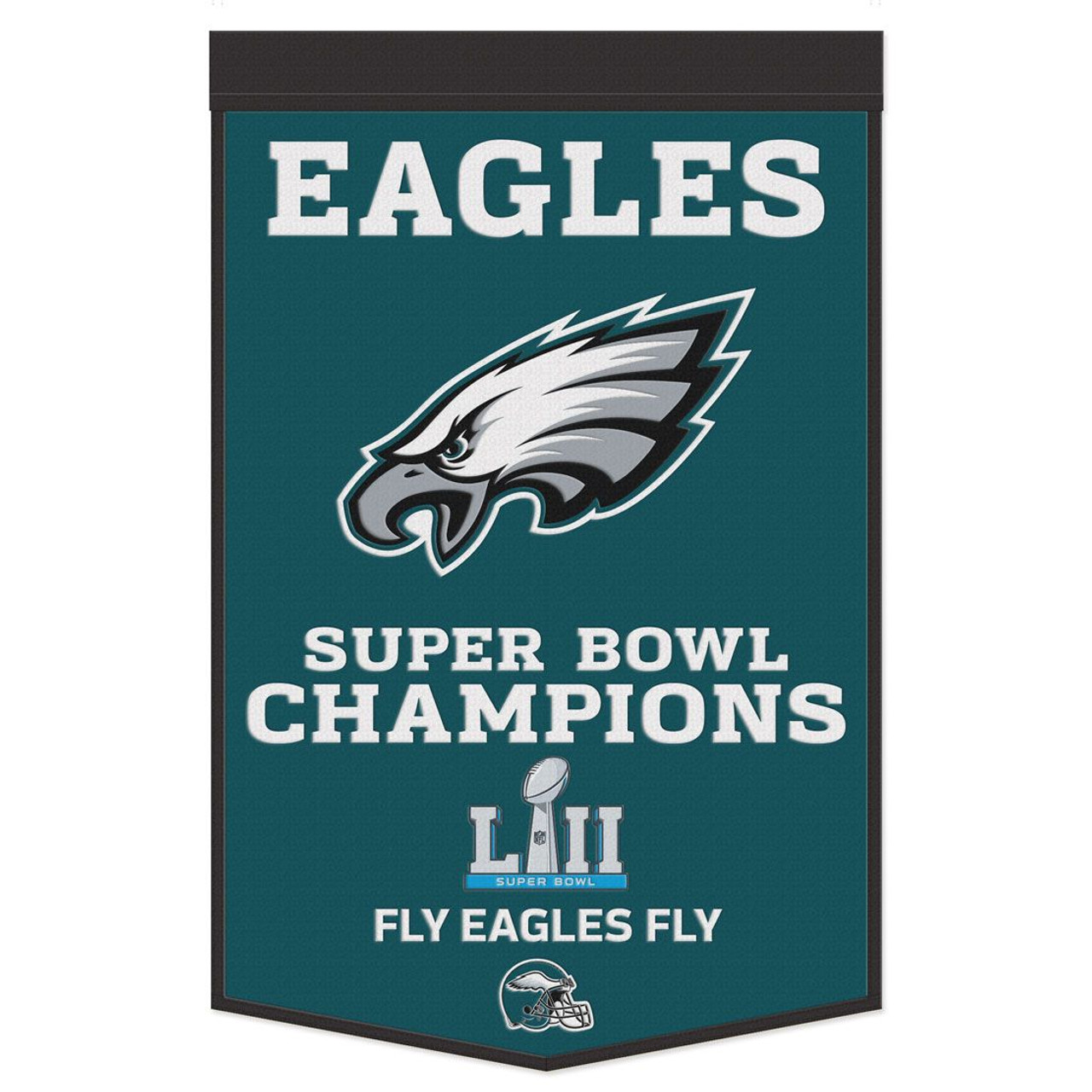 Philadelphia Eagles Wool Dynasty Championship Banner 24x38"