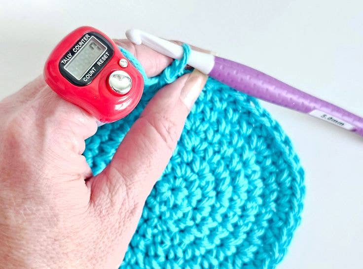 Digital Counter Ring Clicker for Crochet and Knit