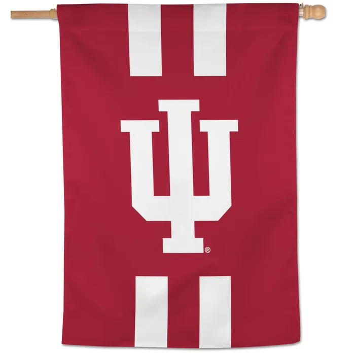 Indiana Hoosiers Vertical Stripes Vertical House Flag
