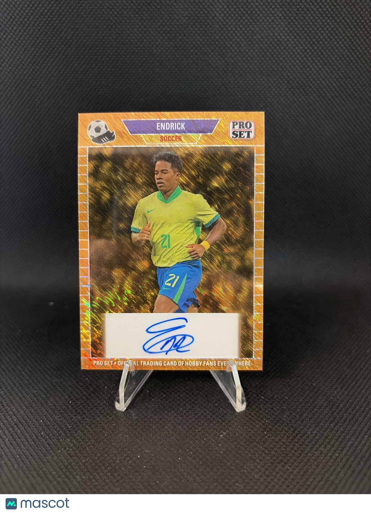 2024 Leaf Pro Set Soccer Endrick Gold Shimmer 1/1!!!