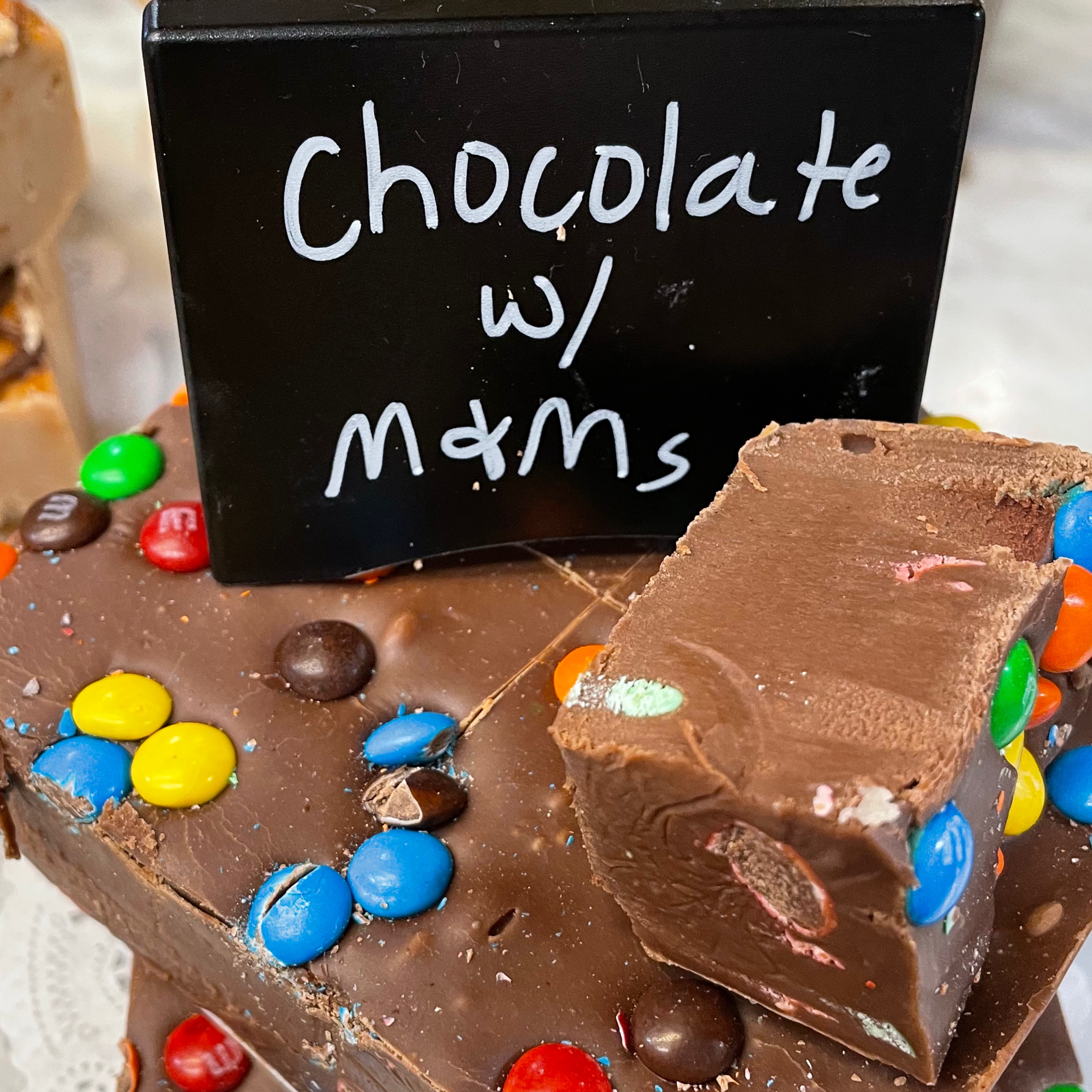 Chocolate with M&M's