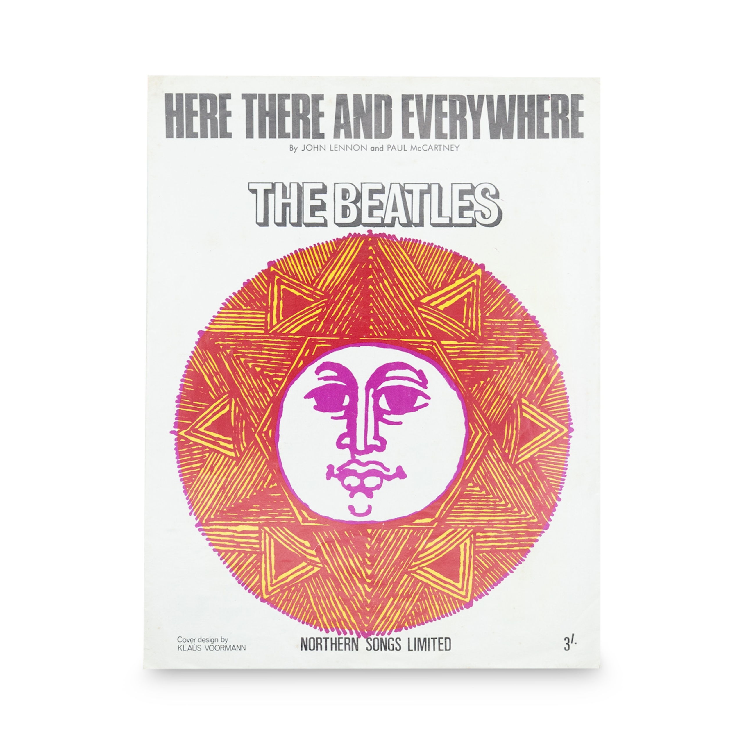The Beatles -- Here There and Everywhere SM [Sheet Music]