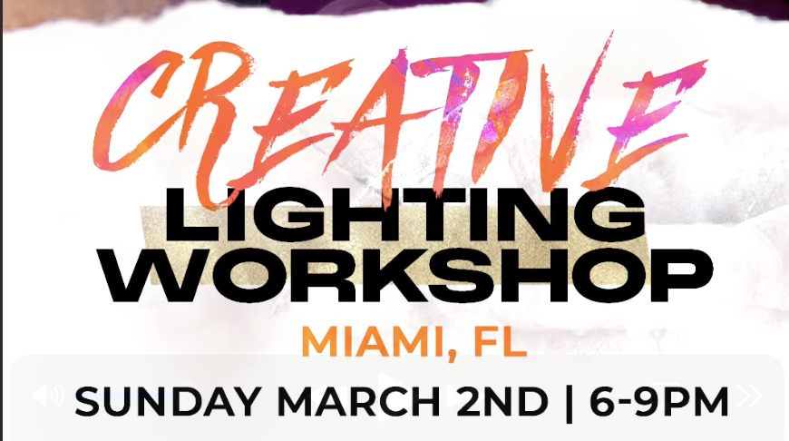Creative Lighting Workshop with Chad Lawson at 2711Studios