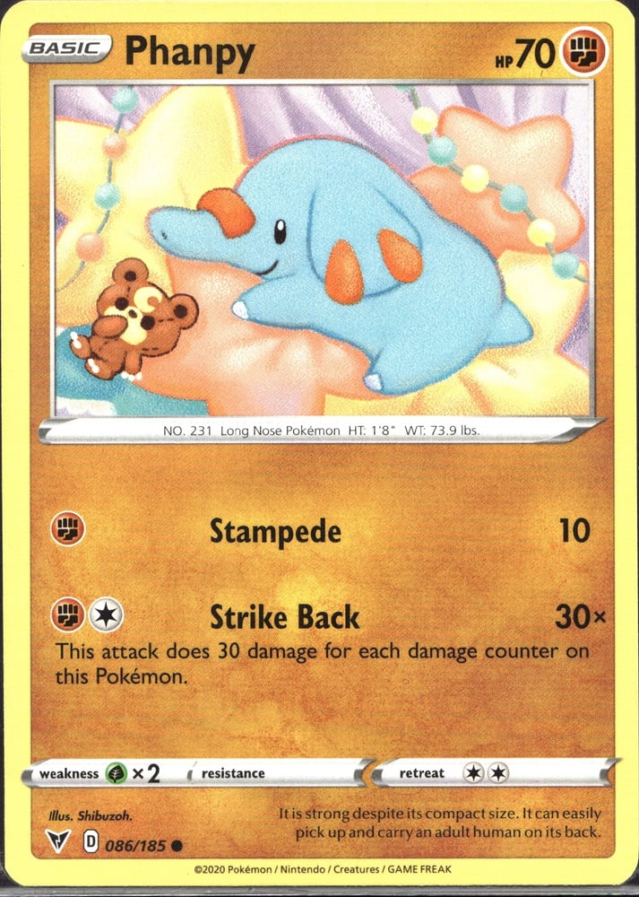 Phanpy - SWSH4 86/185