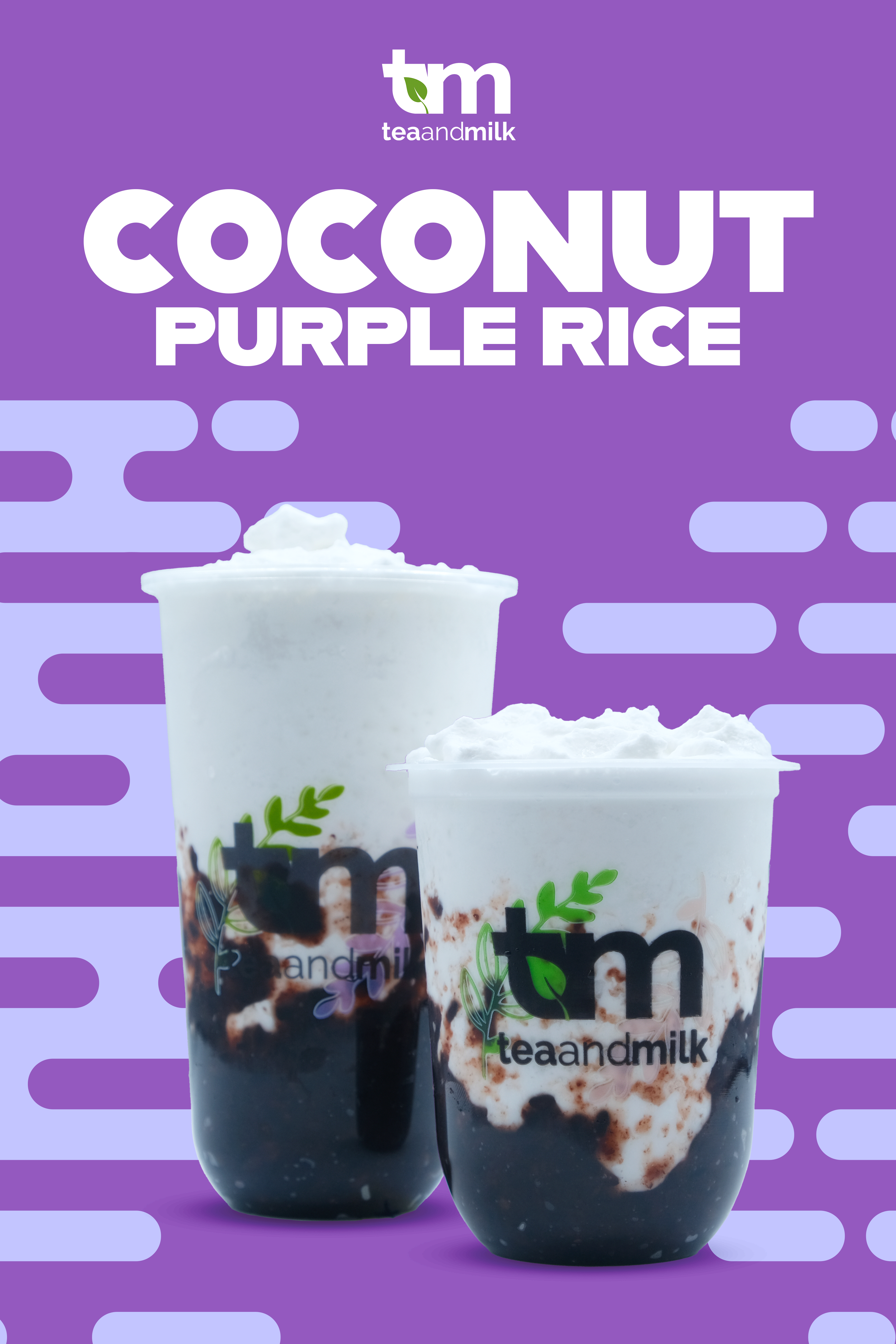 Coconut Smoothie with Purple Rice