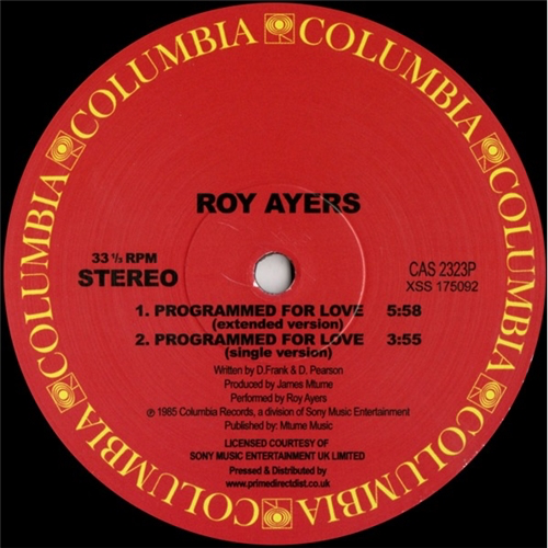 Roy Ayers - Programmed for Love by Unknown Artist - View 1