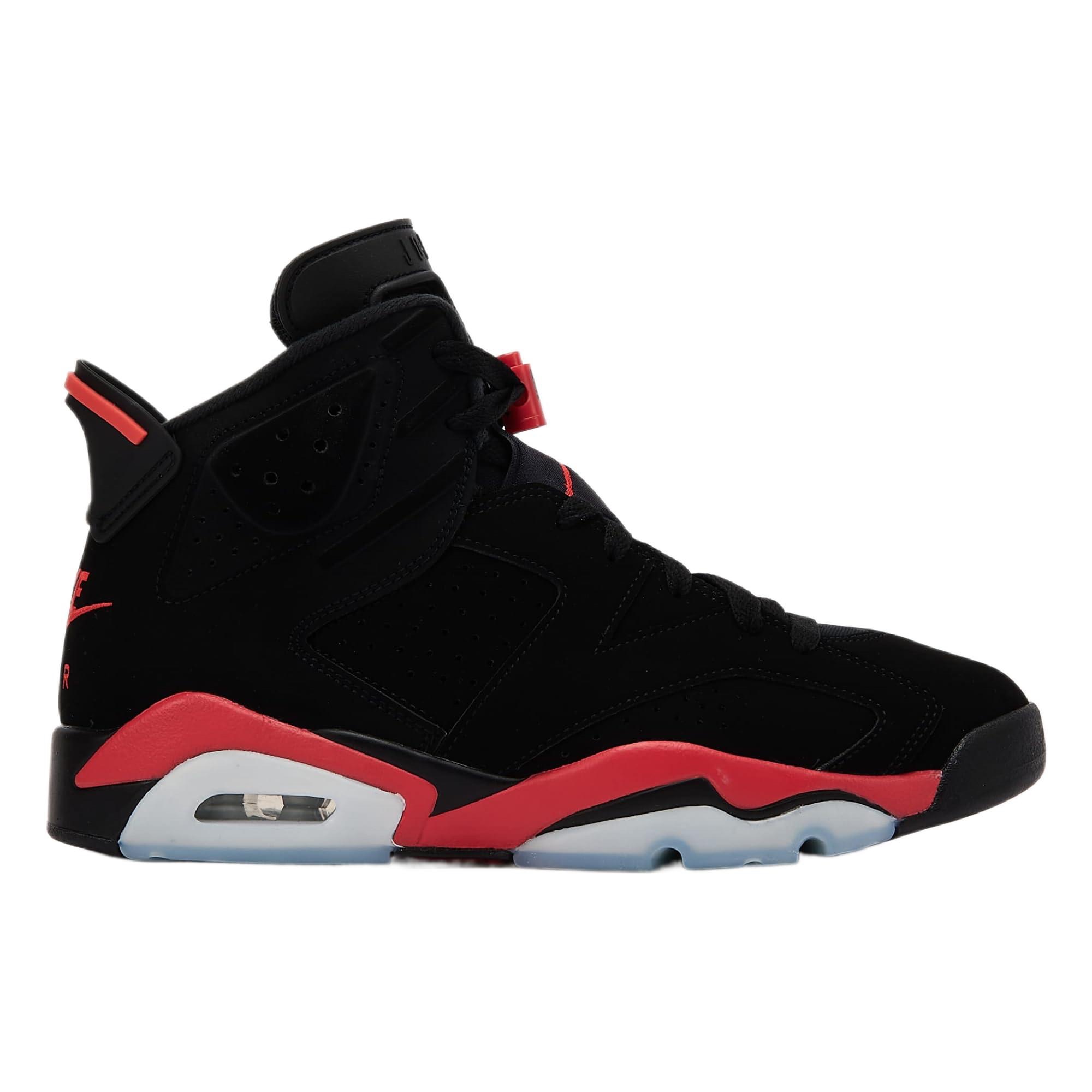 Jordan Air 6 Retro 'Infrared Salesman' (Black) Men's Casual Shoes Size 9.5 (new)