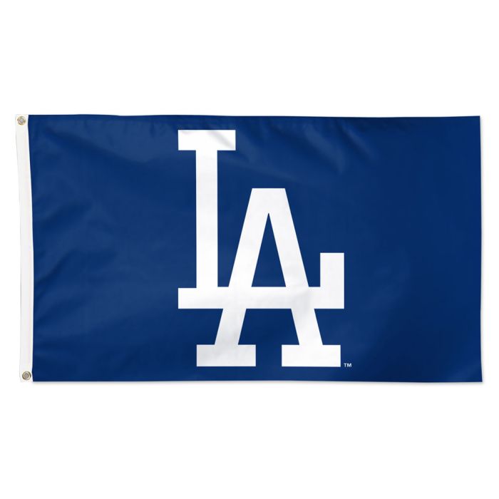 Los Angeles Dodgers Royal Blue Primary Logo Flag 3x5'