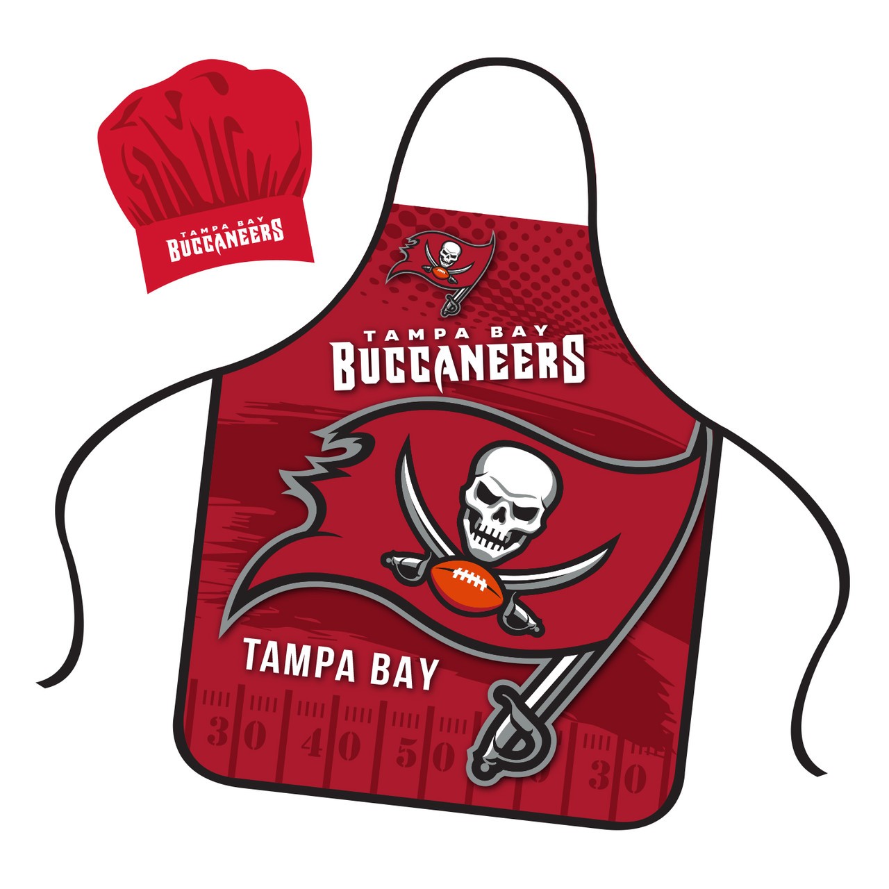 Tampa Bay Buccaneers Mojo Apron and Chef Hat Set