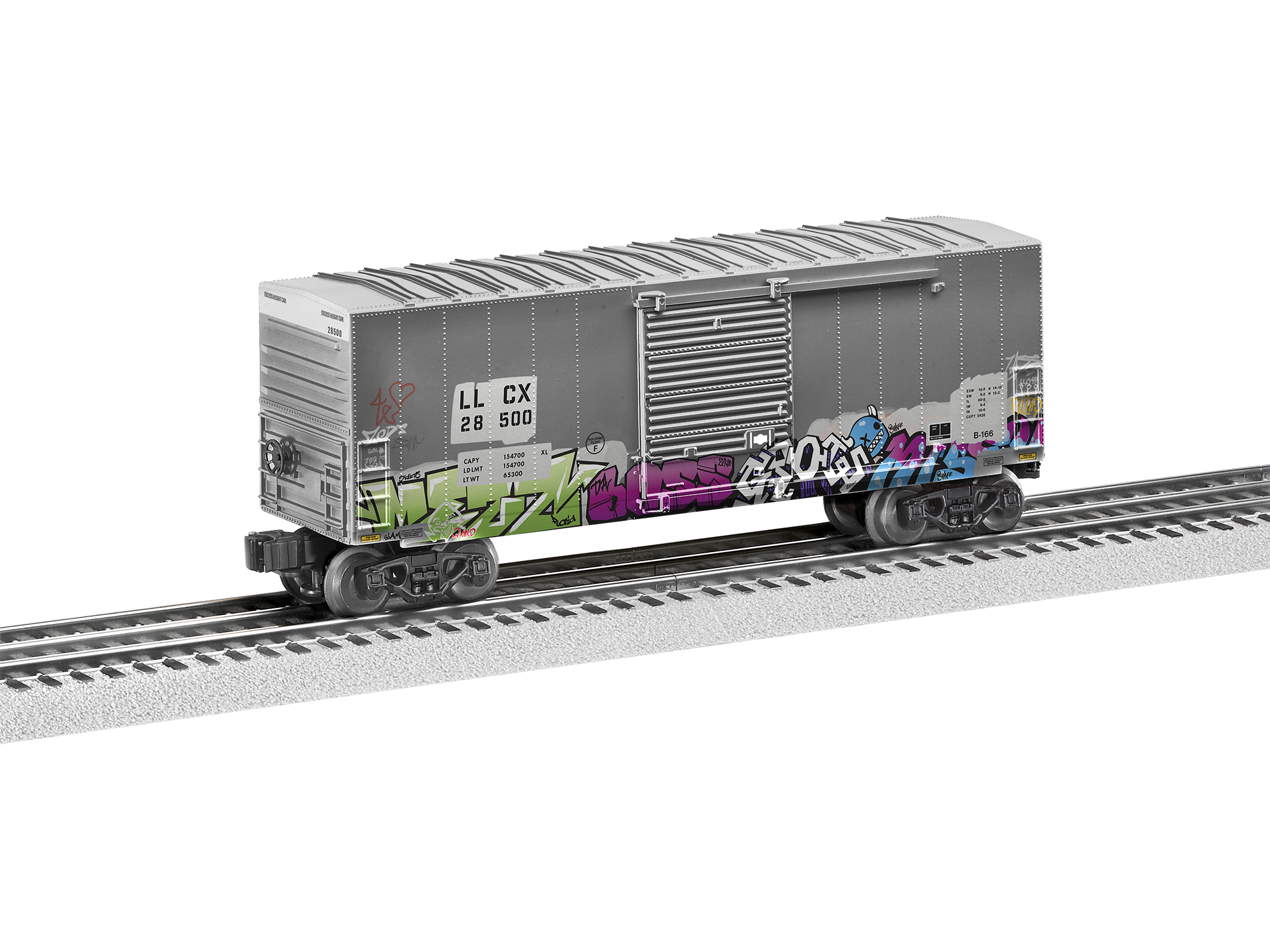 Graffiti Hi Cube Boxcar 2228500 O Scale