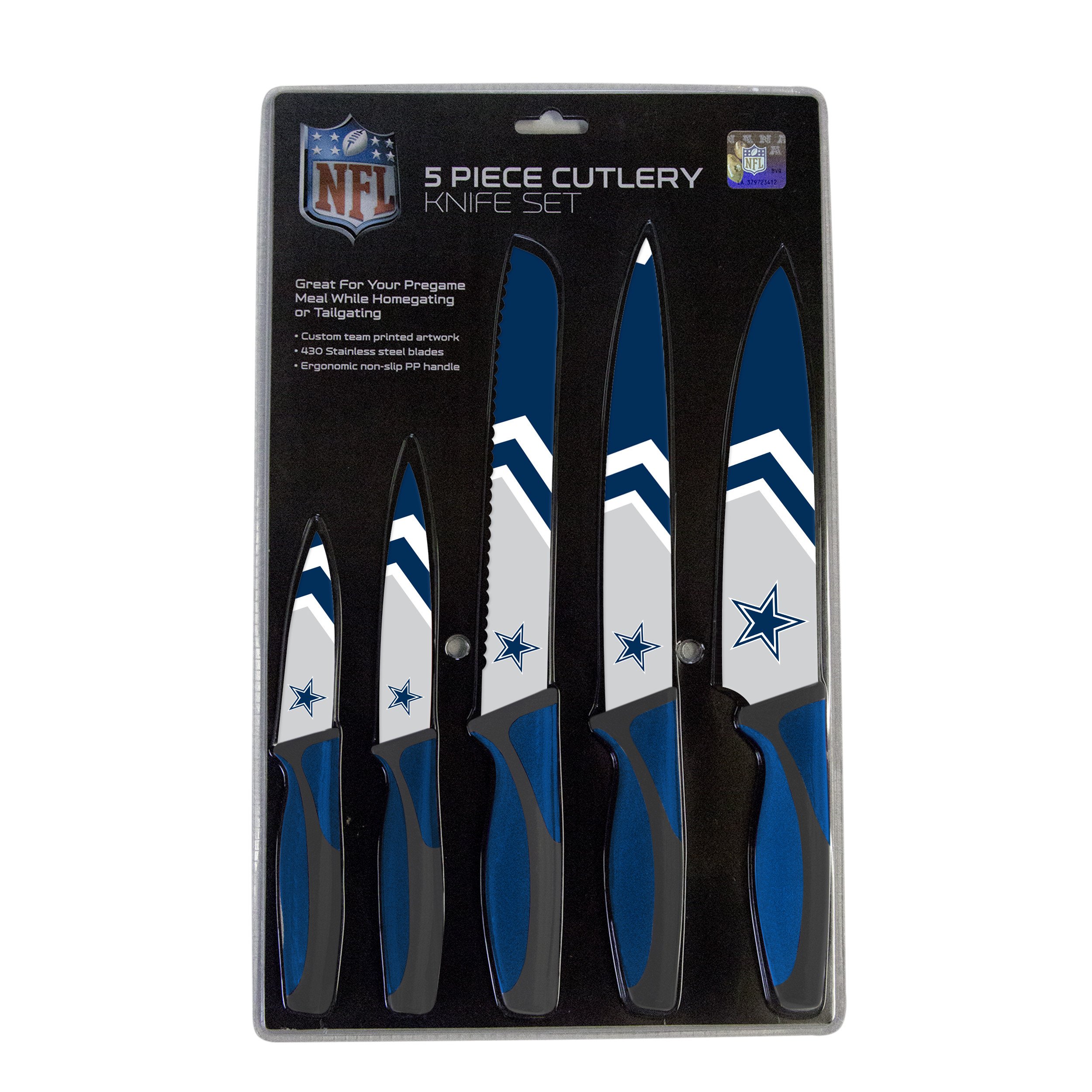 Dallas Cowboys Kitchen Knife Set - 5 Pack