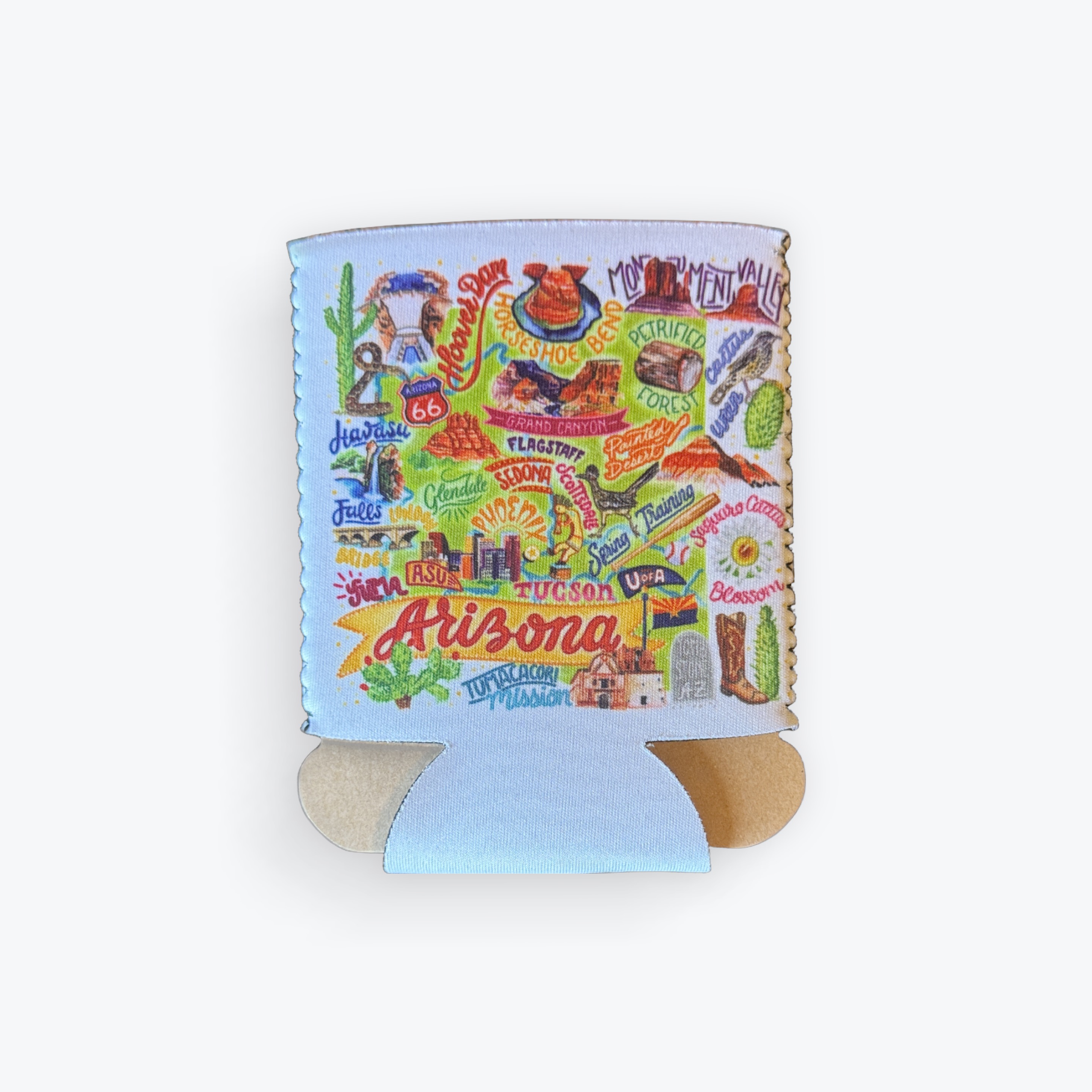 Arizona Map Coozie