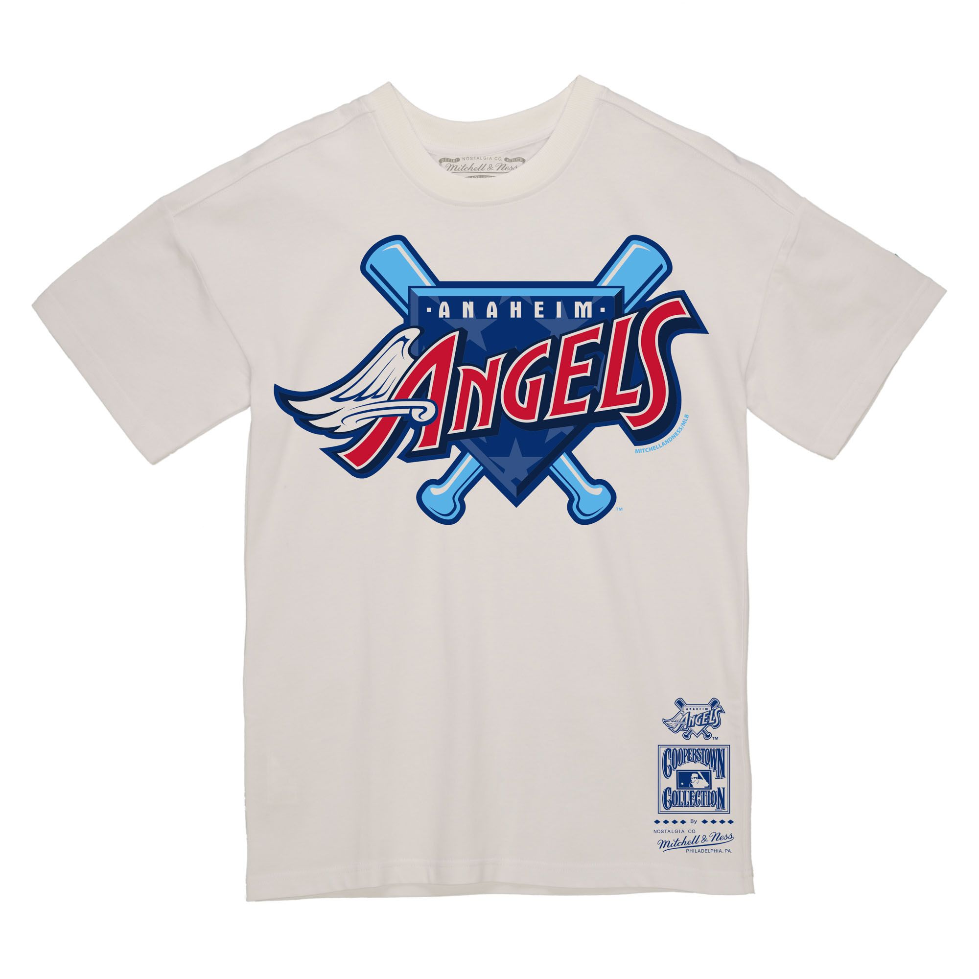 Anaheim Angels Cream 1997 Freedom Retro Mitchell and Ness Shirt
