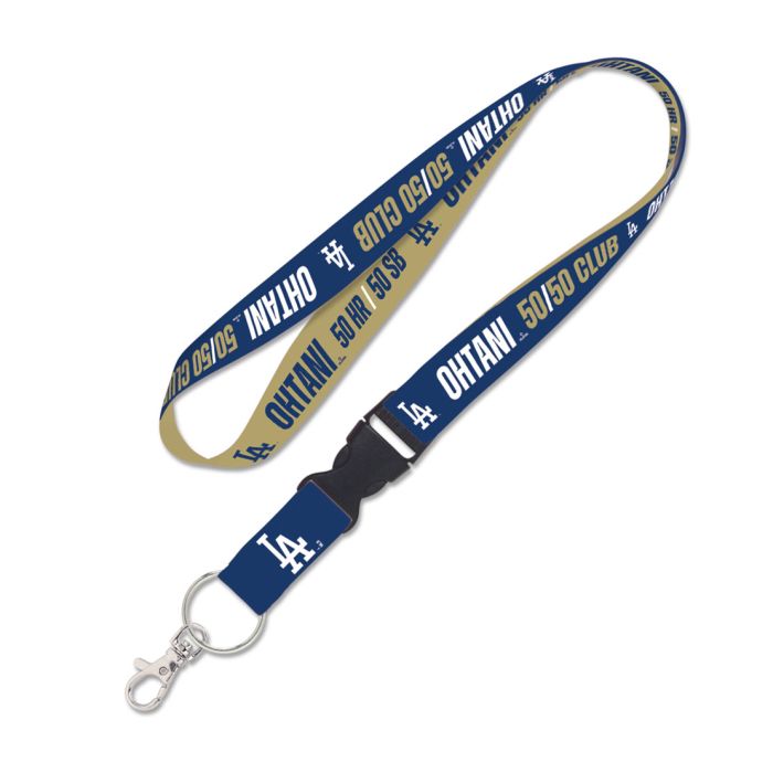 Los Angeles Dodgers Shohei Ohtani Official 50/50 Club MLB Record Lanyard