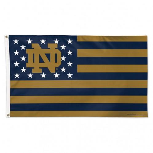 Notre Dame Fighting Irish Deluxe Americana Flag 3x5'