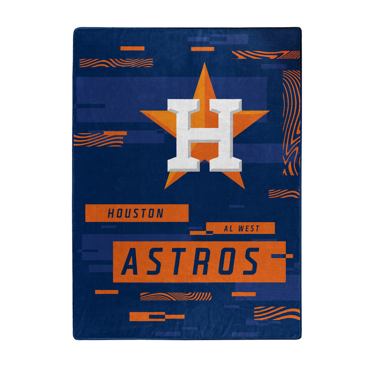 Houston Astros Digital Design Raschel Blanket 60x80"