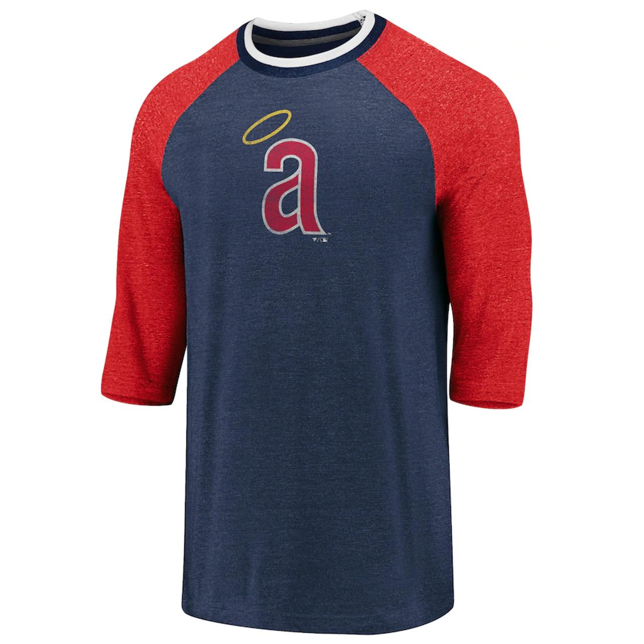 California Angels 1970's Cooperstown 3/4 Sleeve Shirt