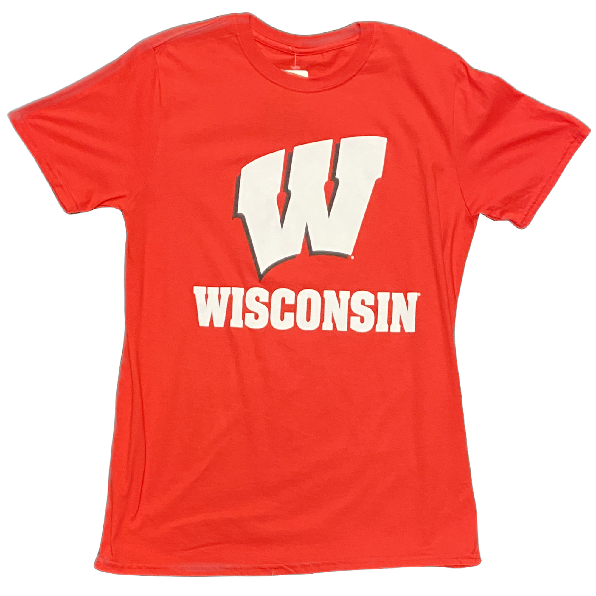 Wisconsin Badgers Red Fanatics Logo Shirt