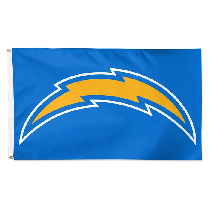 Los Angeles Chargers Deluxe Powder Blue Flag 3x5'