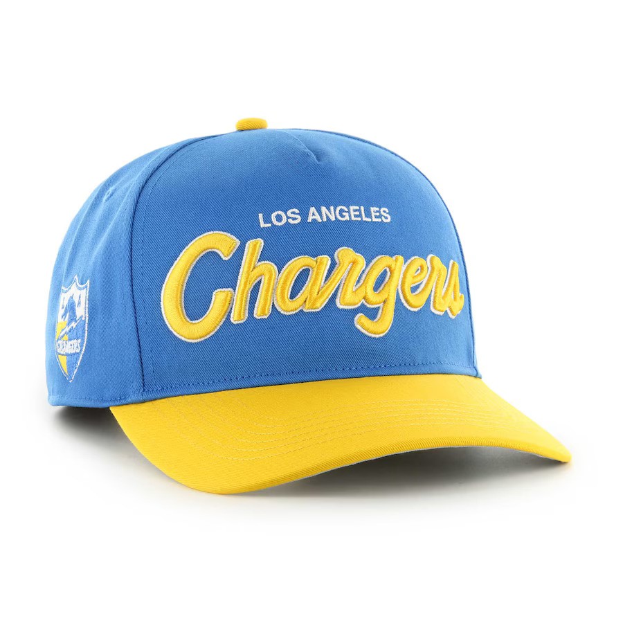 Los Angeles Chargers Historic Blue Raz Crosstown '47 Brand Snapback Hat