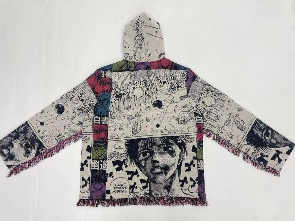Hoodie: Anime Yu Yu Hakusho Tapestry Hoodie, image 2