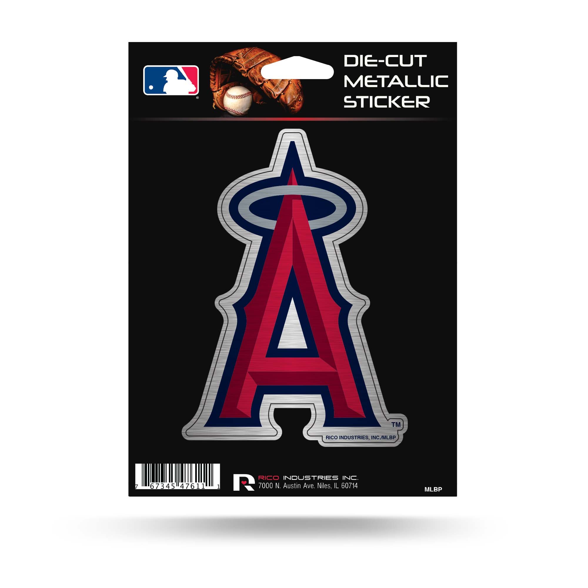 Los Angeles Angels Die-Cut Metallic Sticker