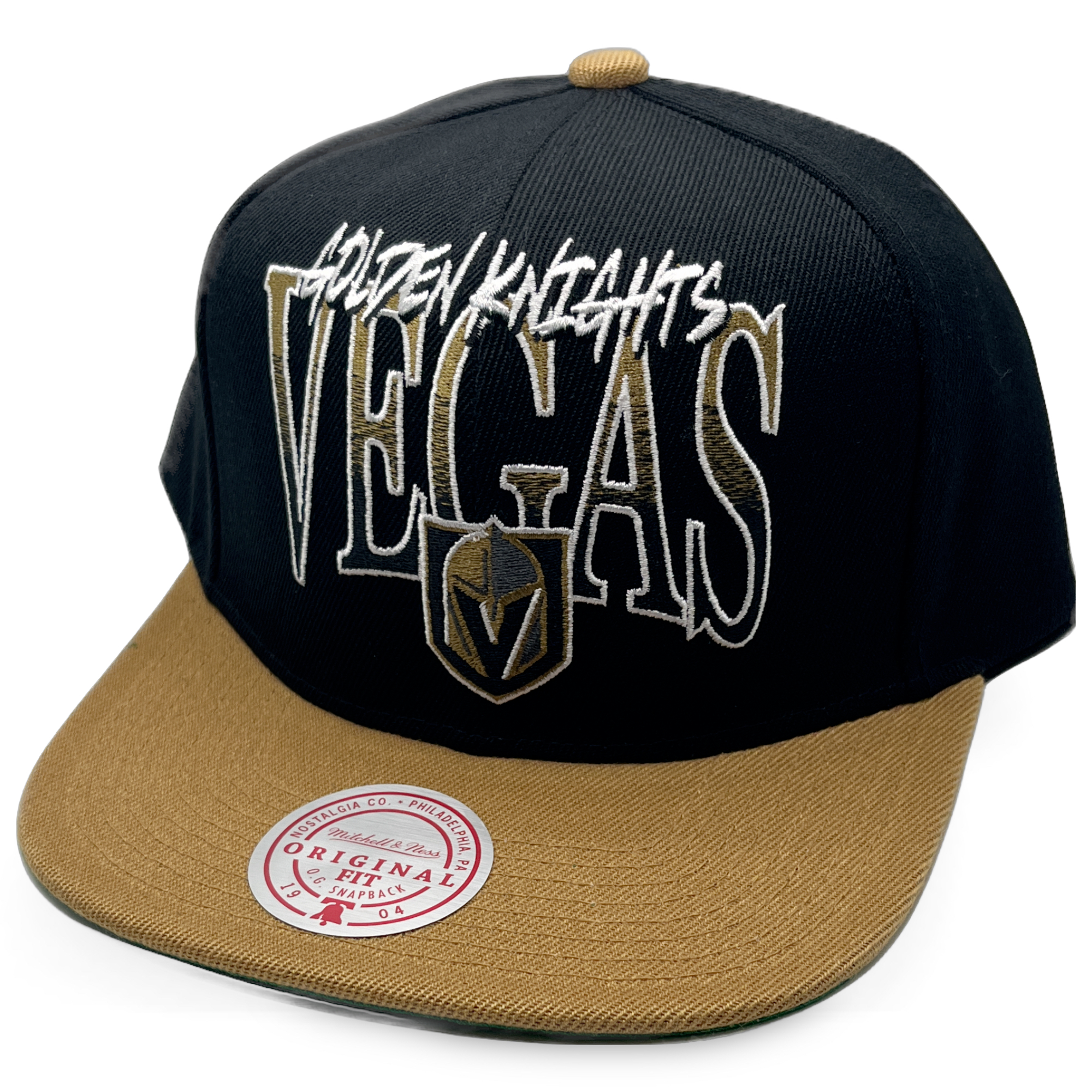 Vegas Golden Knights Retro Rise Up Mitchell and Ness Snapback Hat
