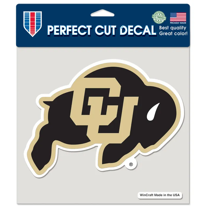 Colorado Buffaloes Perfect Cut Decal 8x8"