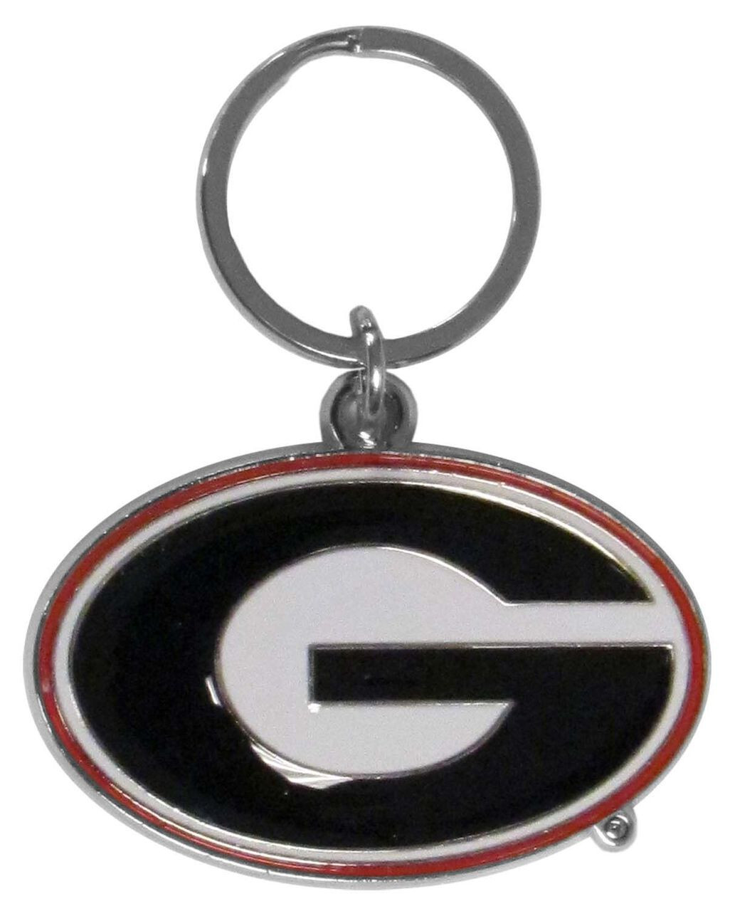 Georgia Bulldogs Chrome Keychain