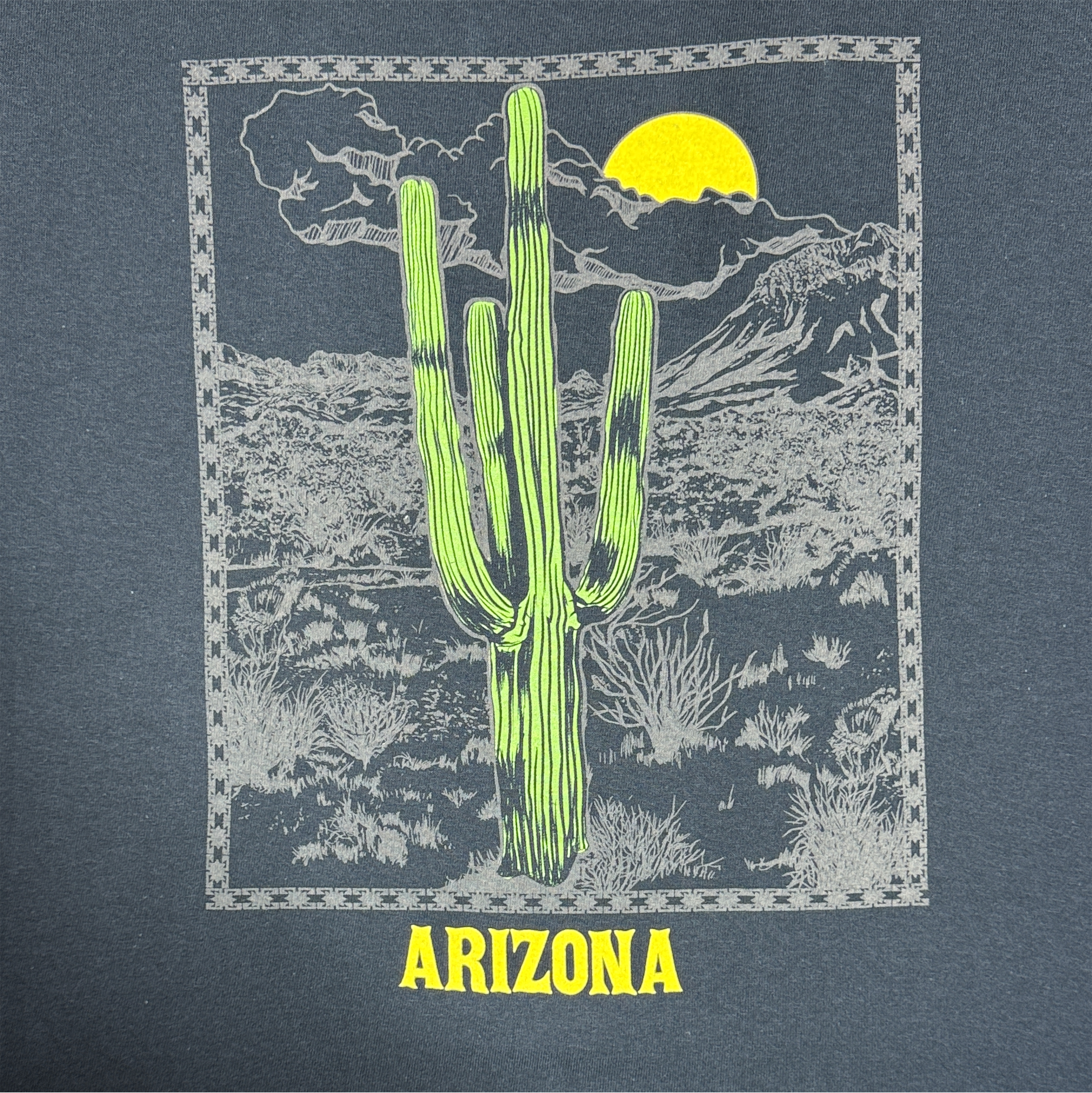 DNO-Grn Cactus on Blk