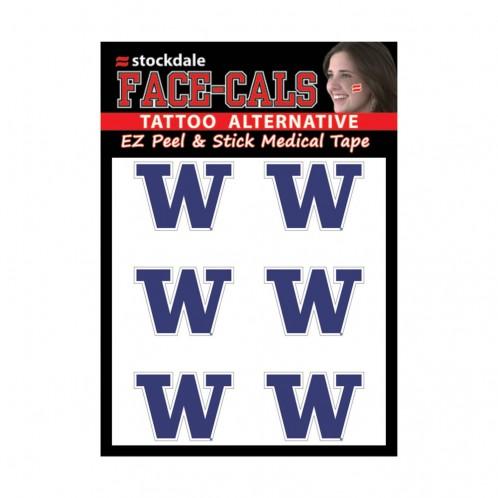 Washington Huskies Face Cals Tattoos