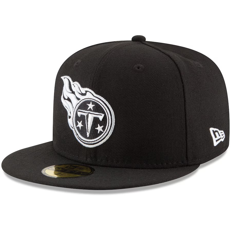 Tennessee Titans New Era Black and White Snapback Hat