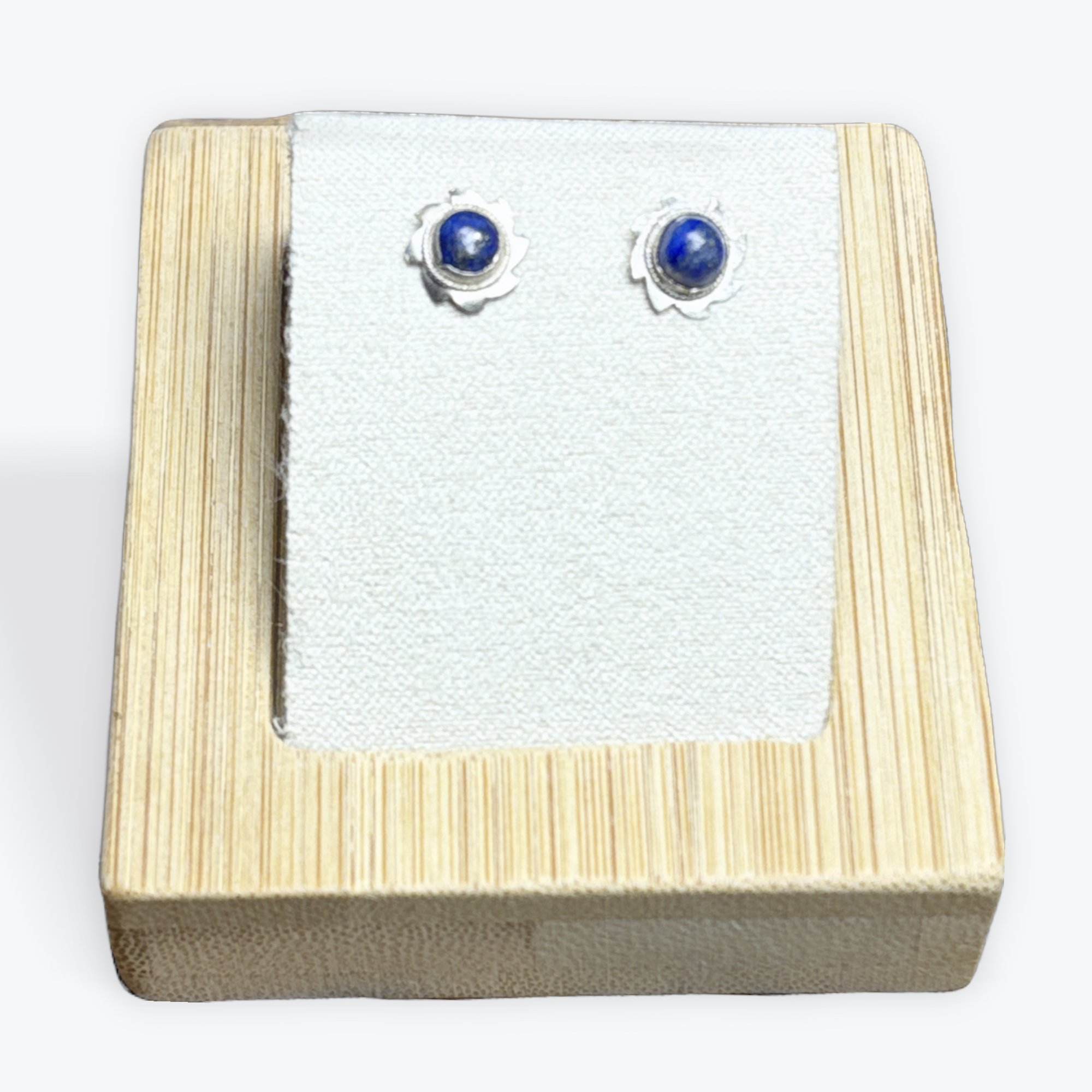 Boucles D’oreilles Lapis Lazuli Puce — stock Valence