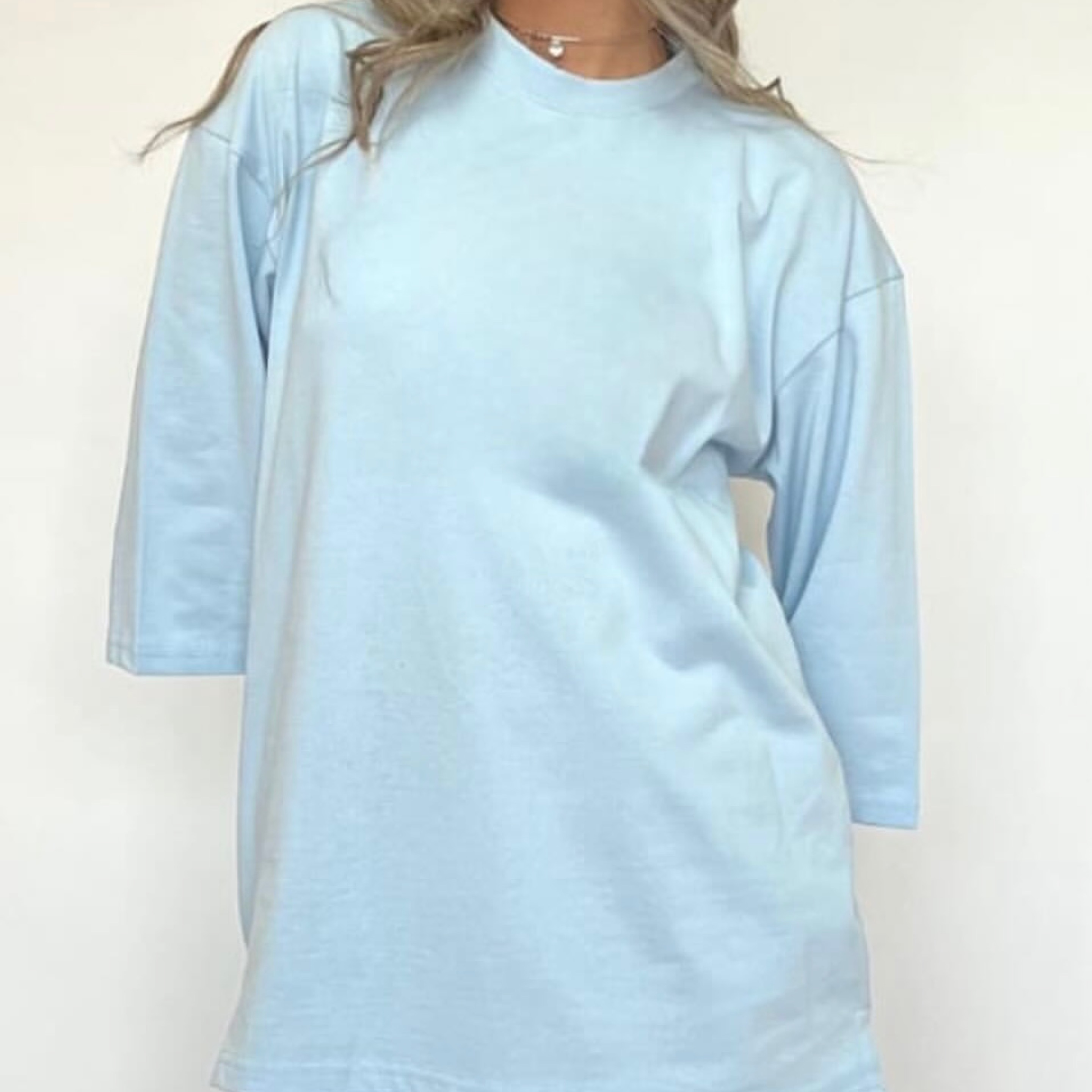 Oversize T-shirt in Blue — product photo