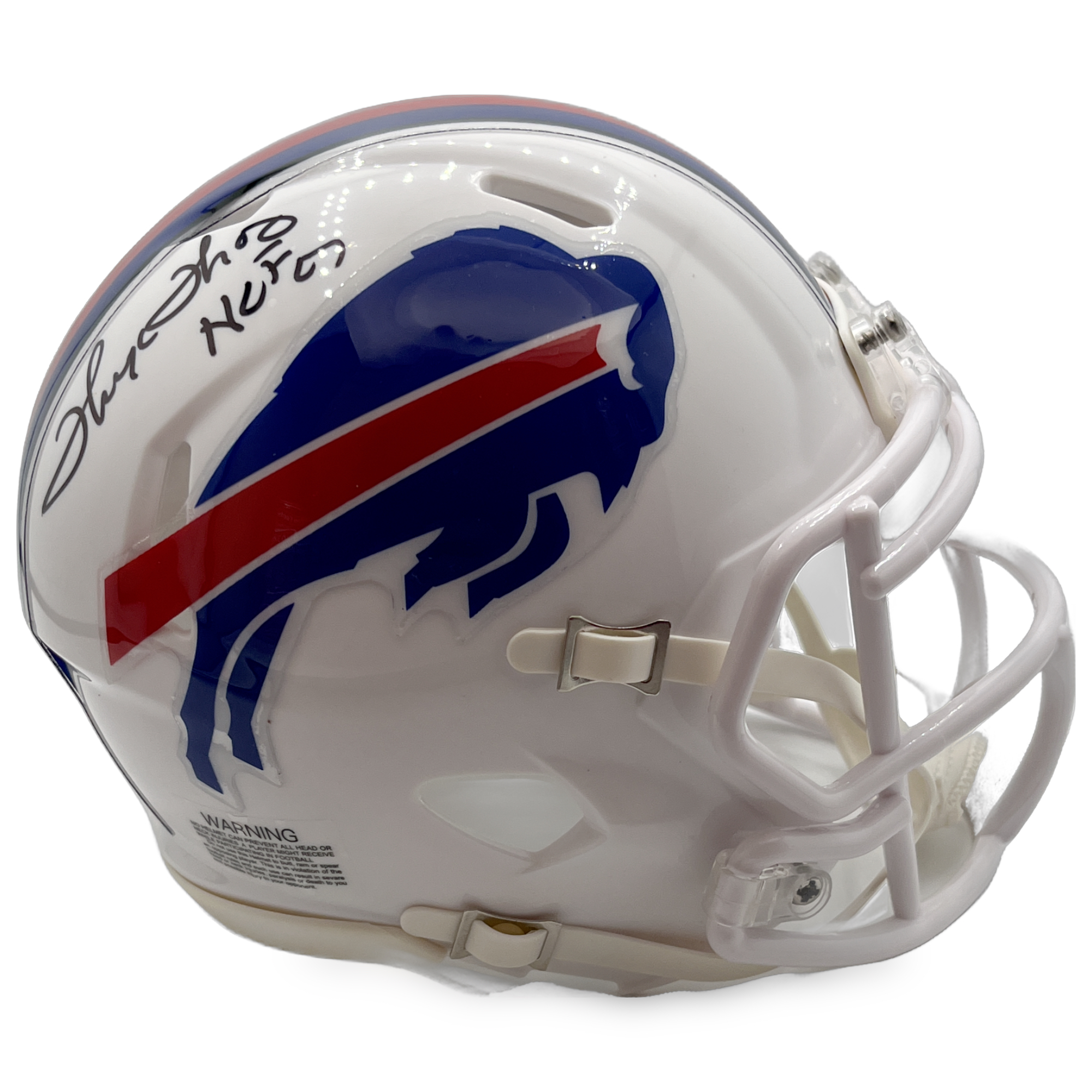 Buffalo Bills Thurman Thomas #32 HOF Autographed Speed Mini Helmet