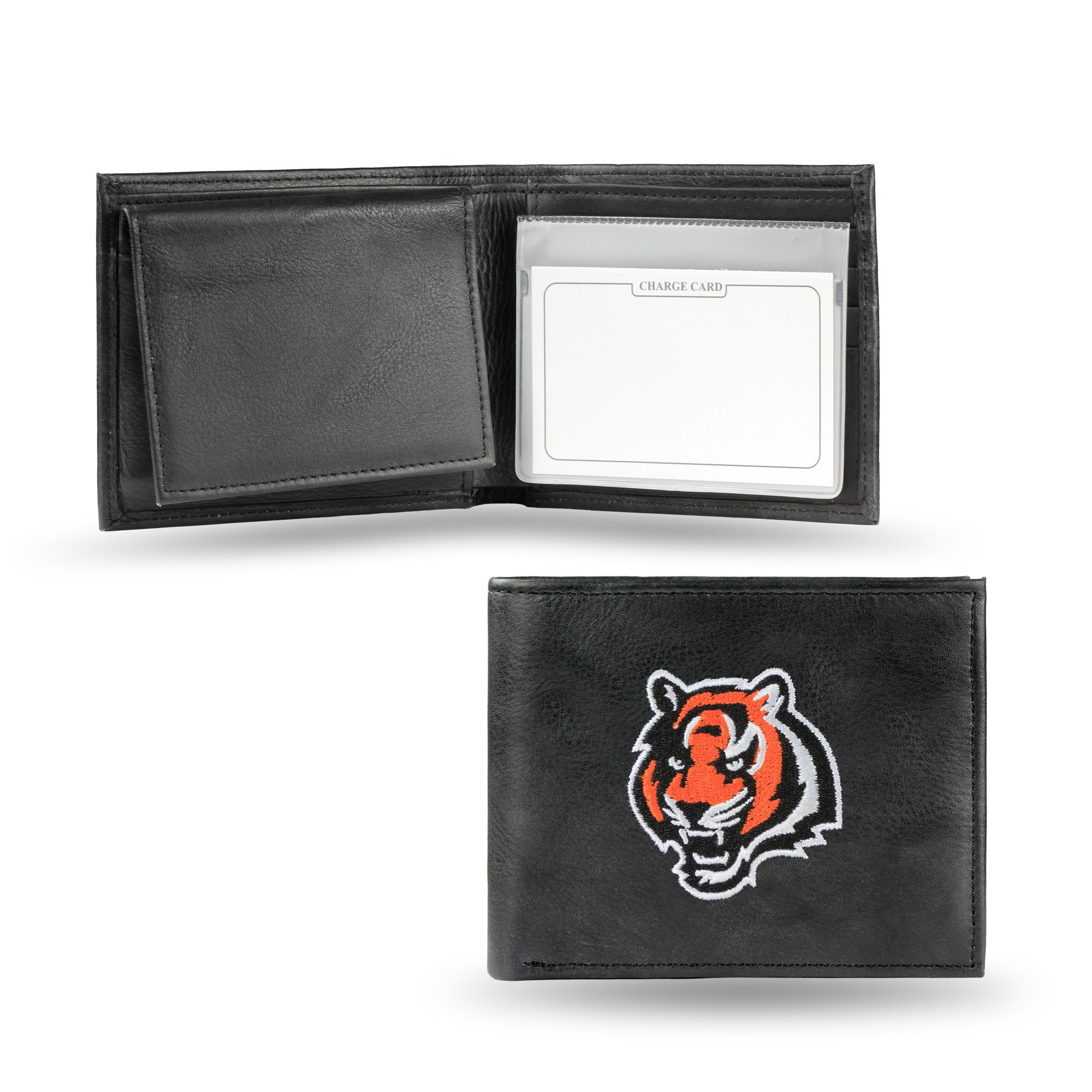 Cincinnati Bengals Embroidered Leather Bi-Fold Wallet