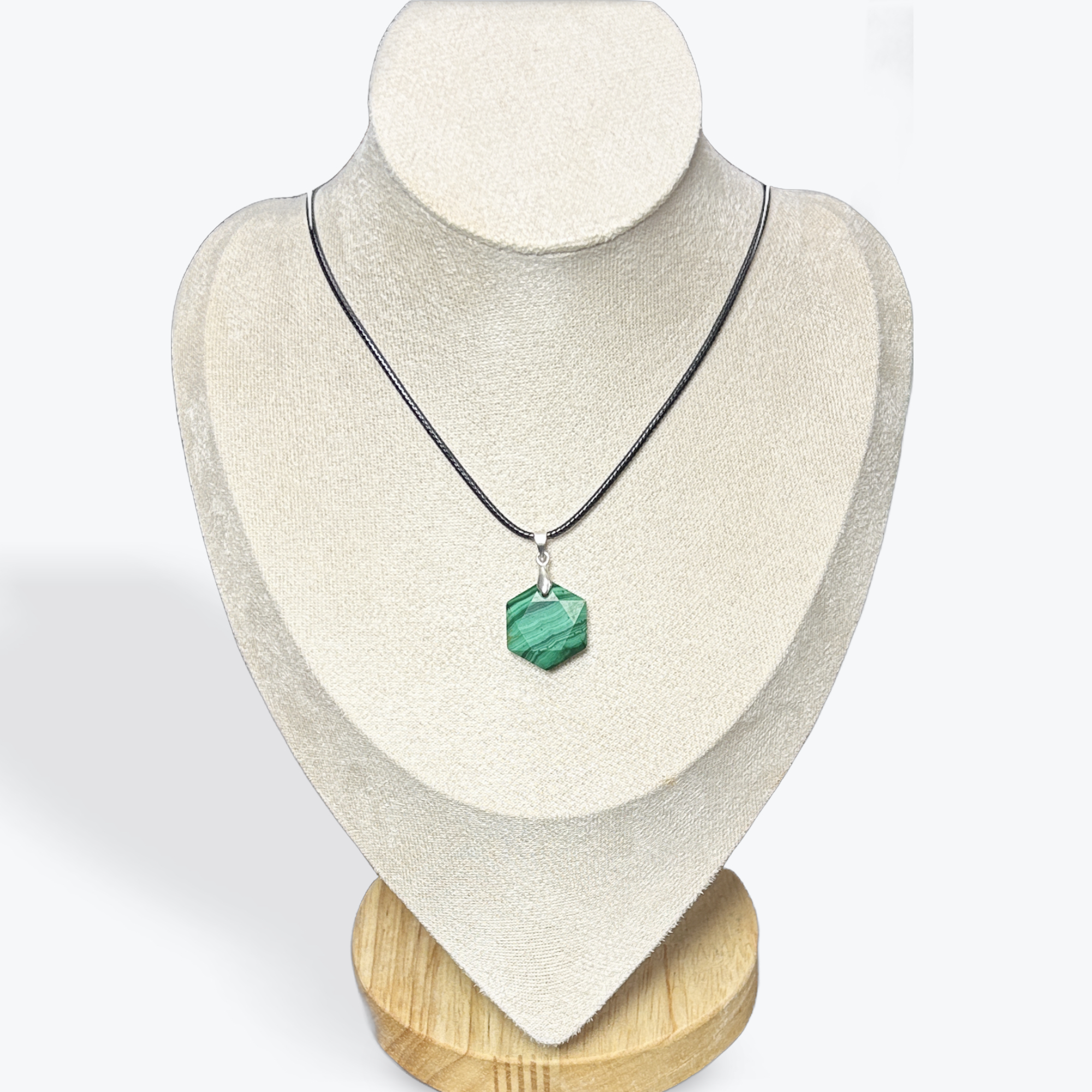 Pendentif Malachite Mercaba — stock Valence