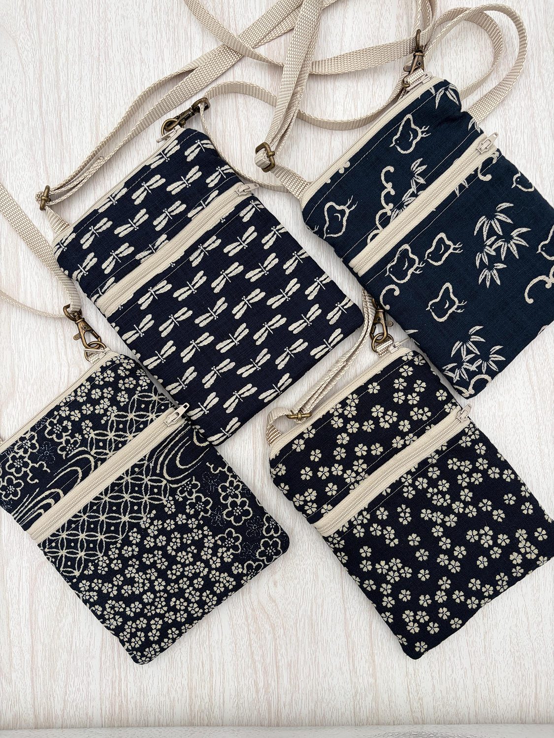 Small Crossbody Bag – Sevenberry Indigo Prints, photo 8 of 11