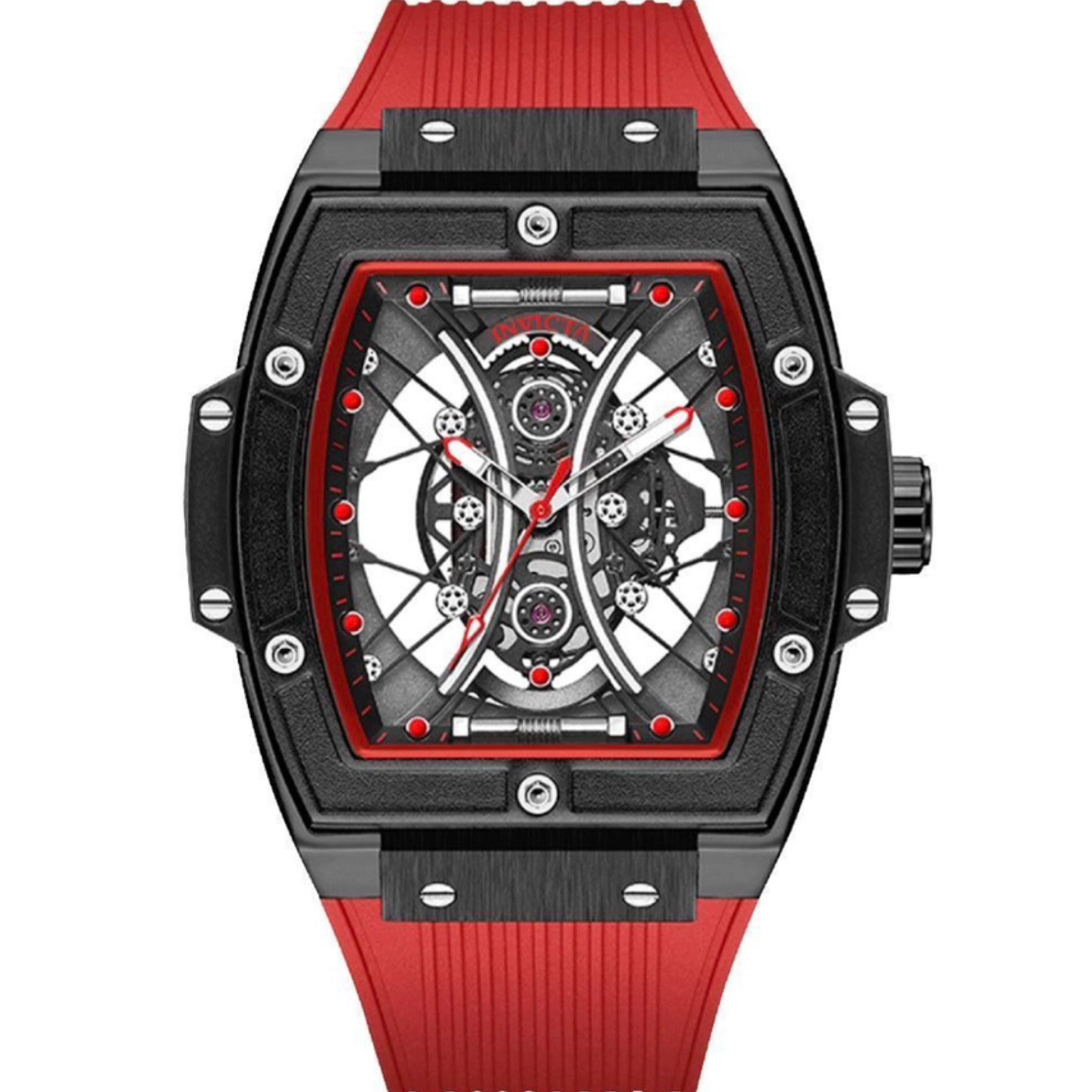Invicta S1 Rally  Skeleton Dial - 50mm (Red) 