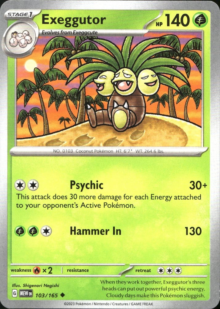 Exeggutor - SV03.5 103/165